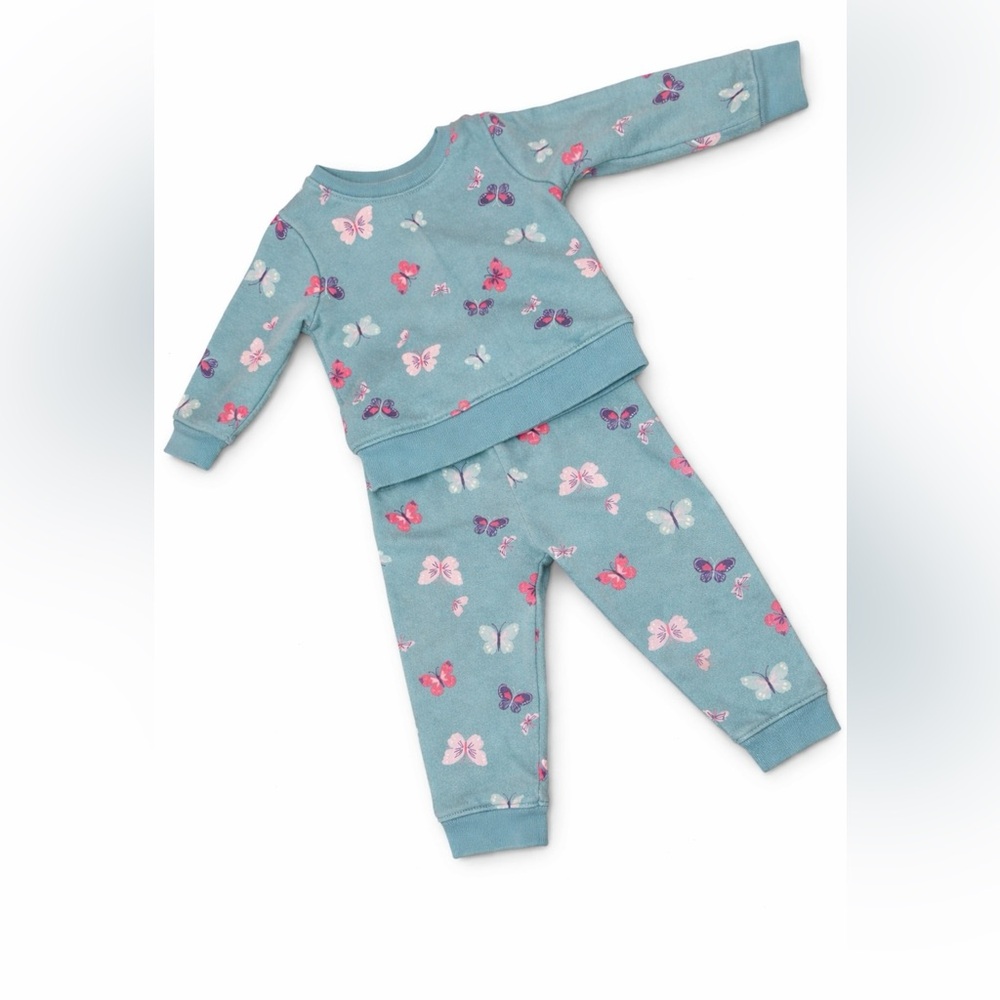 Baby Girl Butterfly Set 2 Piece Outfit 12 Months Cute Matching Set 🦋